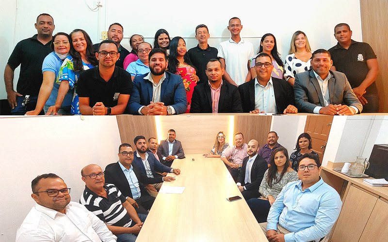 Reunio com Servidores da Cmara Municipal de Itabela e a nova Mesa Diretora
